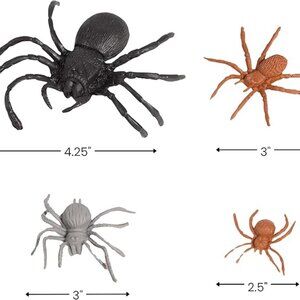 Creepy Halloween Big Pack Of Spiders Party Favour, Plastic, Pack of 28